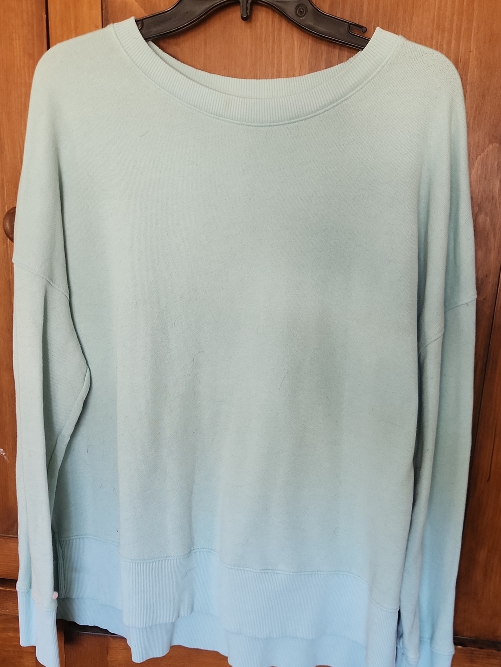 Time and Tru Mint Crewneck Sweater